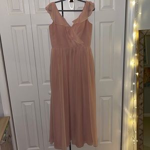 Light Pink Bridesmaid Dress